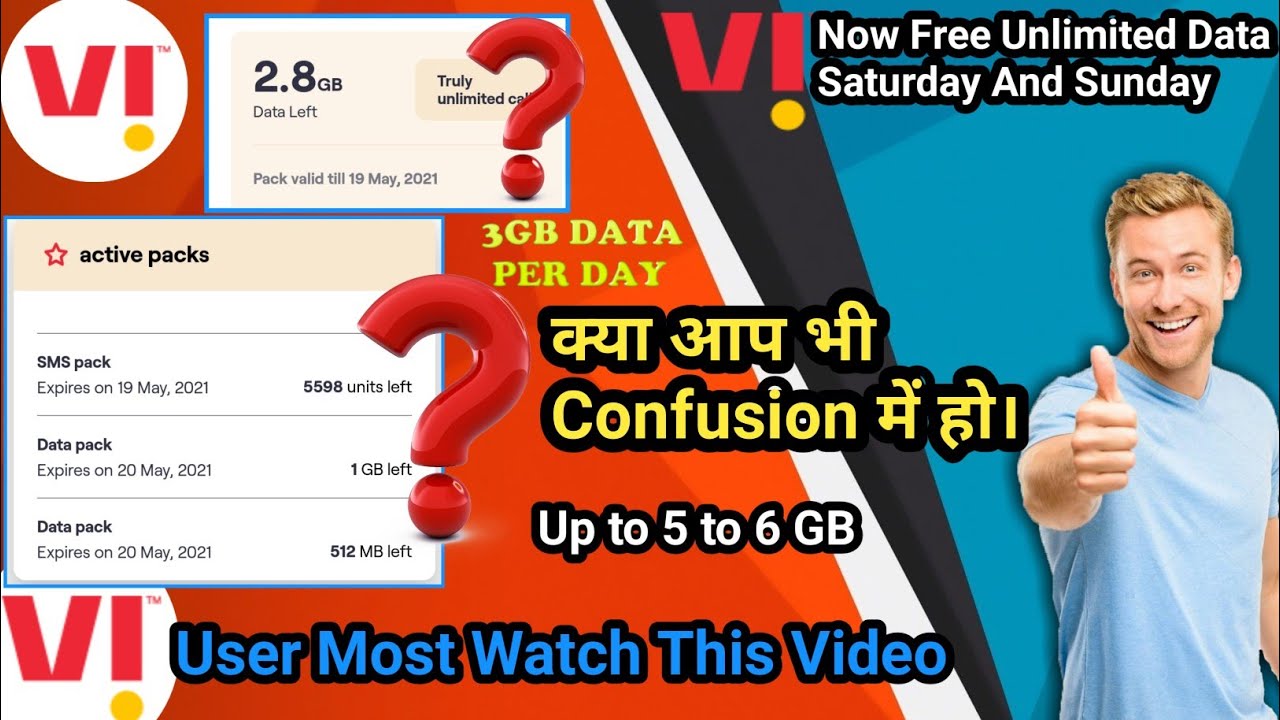 V! App 2024! Additional Data, Weekend Data Rollover & Carry Forward Data Kaise Check Kare?