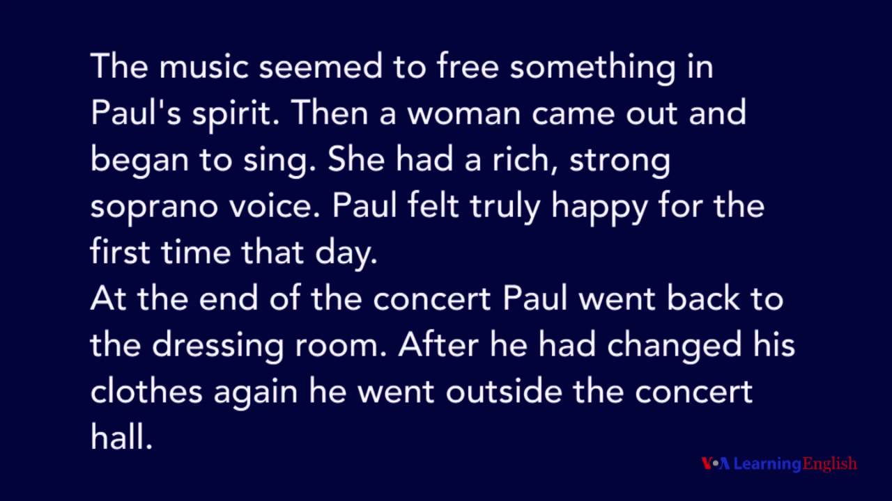 Paul's Case by Willa Cather, Part One