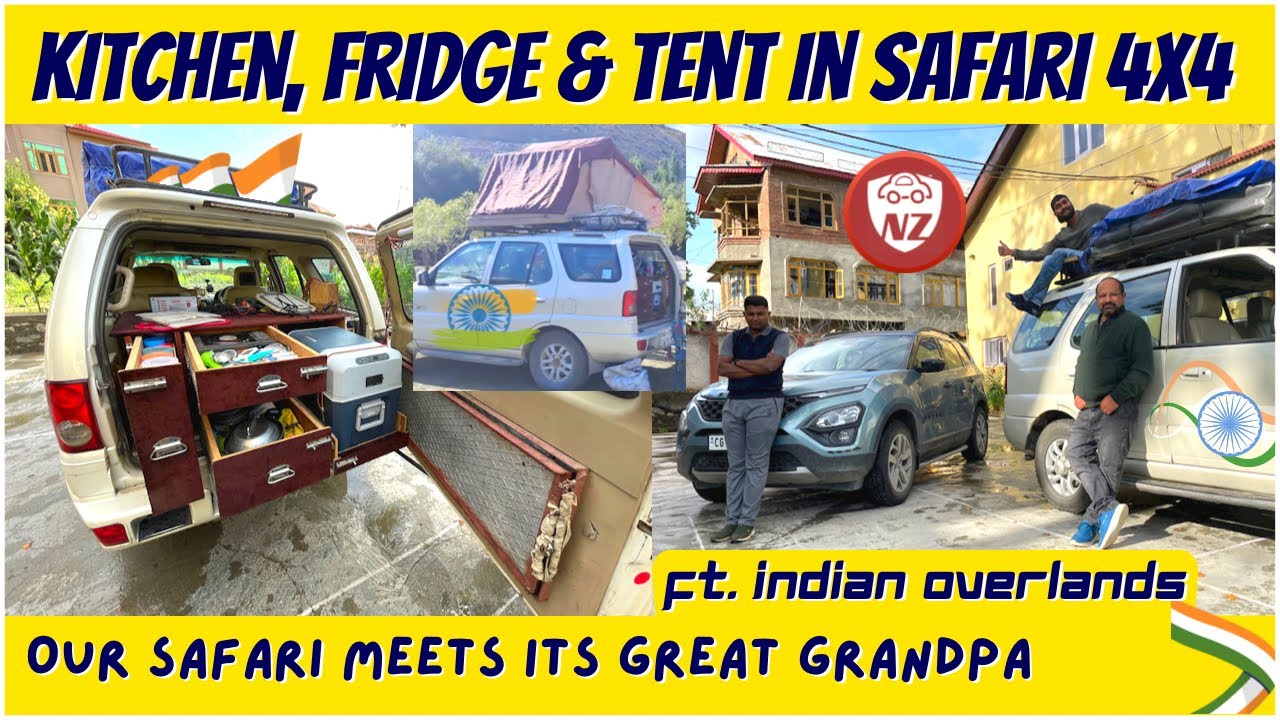 Kitchen & Tent in your SUV??? Indian Overlands - Tata Safari Dicor 4x4 | Real Camping & Adventure 😎