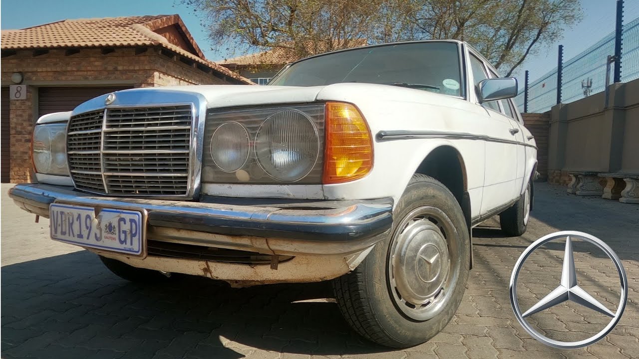 Fixing and starting a dead Mercedes Benz 300D.