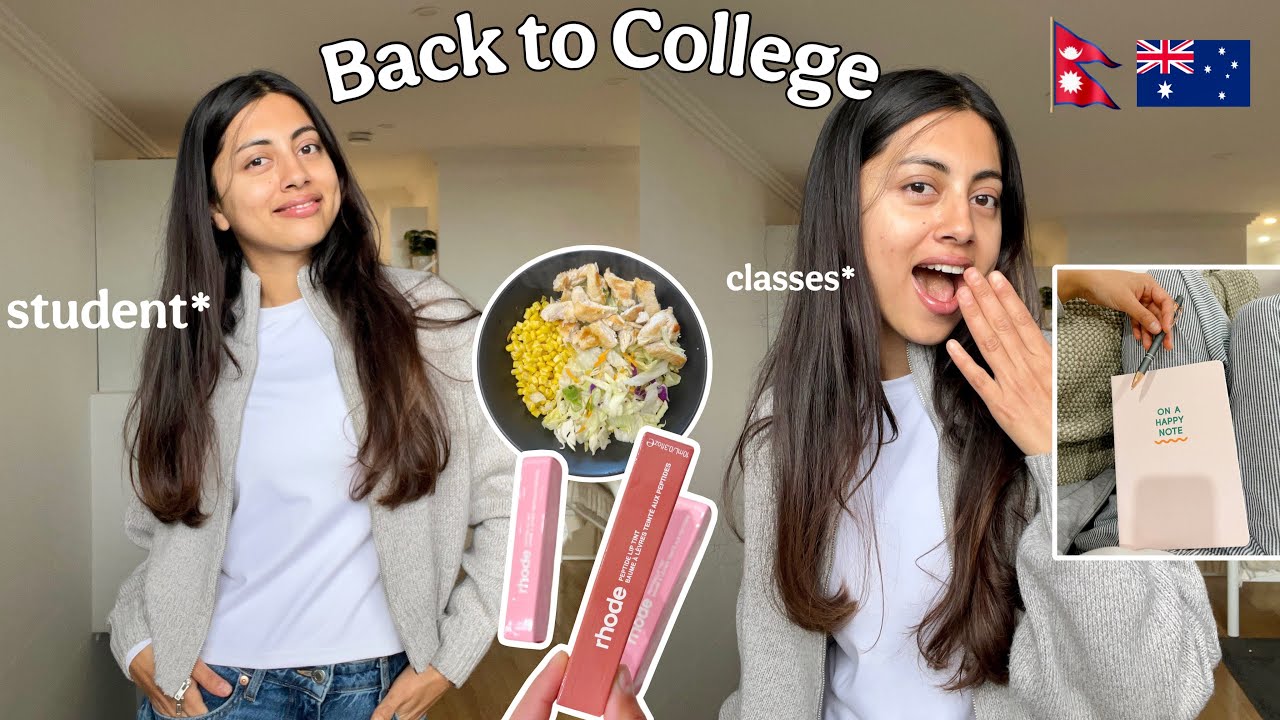 Nepali Student 🌱 Back to College in Sydney📍(New Routine, Study & Fun) 