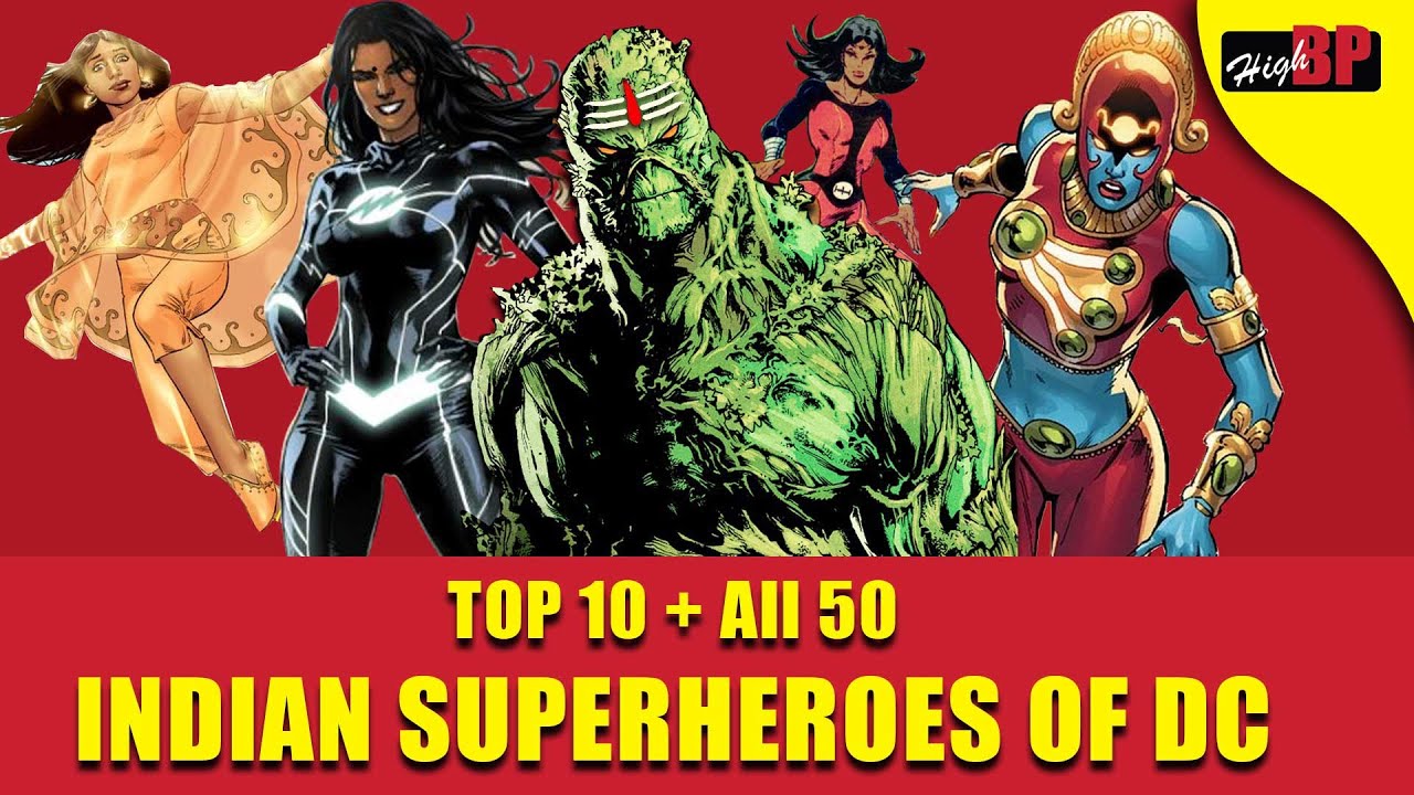 Top 10 Indian Superheroes in DC Universe | @dcofficial | Highbptv |