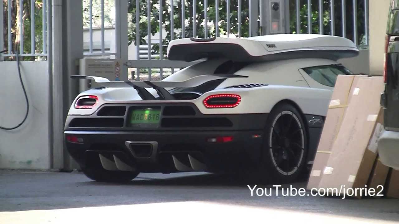 Koenigsegg Agera R on the streets of Monaco! - 1080p HD