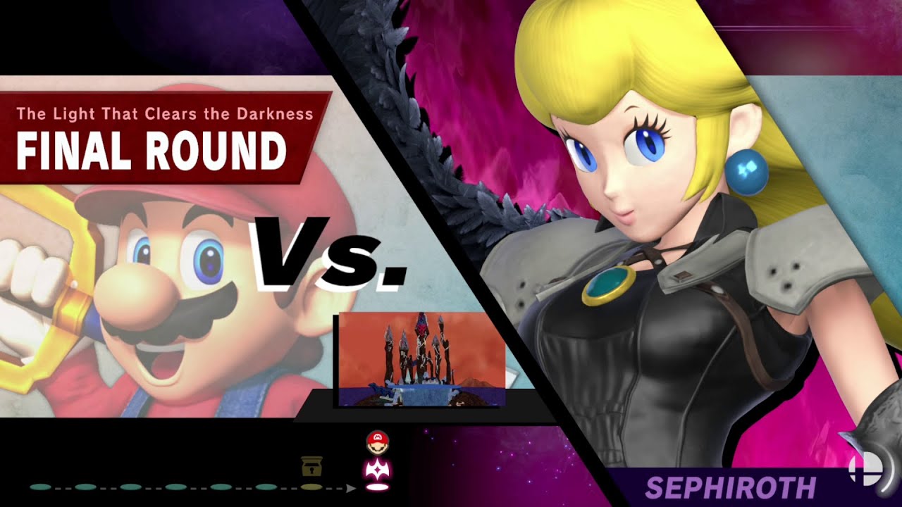 Mario (Sora) vs Classic Mode 9.9 Difficulty: SSBU Mods -By WTails358/Hinata