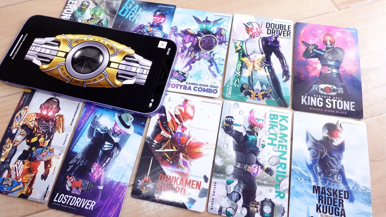 1枚220円で10ライダーに変身！一般販売Ver 変身サウンドカードセレクション 全10種レビュー！クウガアルティメット・BLACK・バース・プトティラ・グリス・ライナーフォーム・ゼロノス・スカル