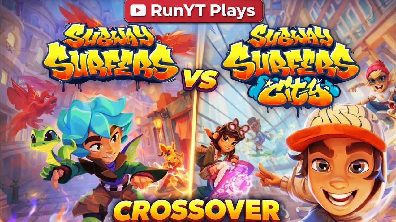 Subway Surfers vs Subway Surfers City event play full comparison #subwaysurfers #viral #shortsfeed 