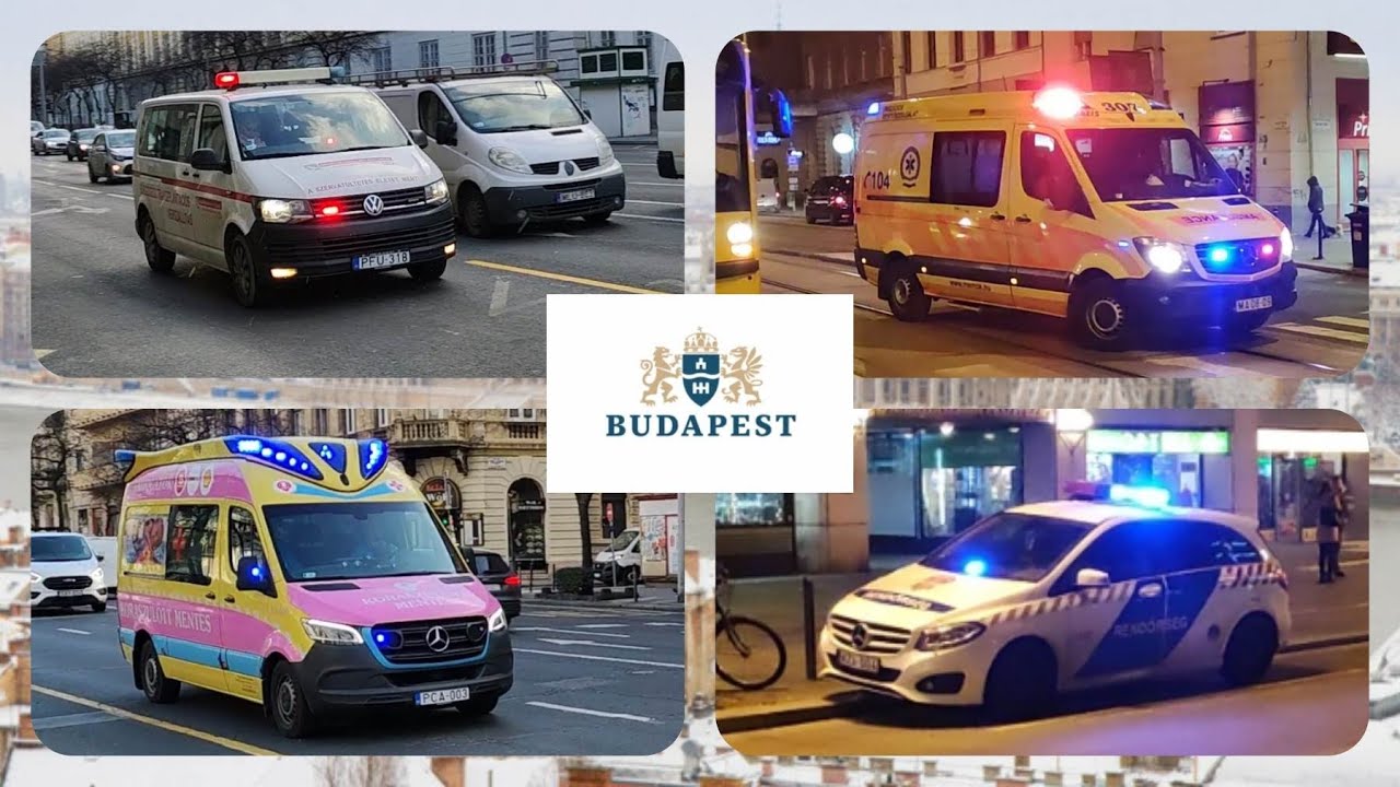Budapest Emergency Vehicles Compilation/ Budapest Vonulások Összeállítás -2022.12.