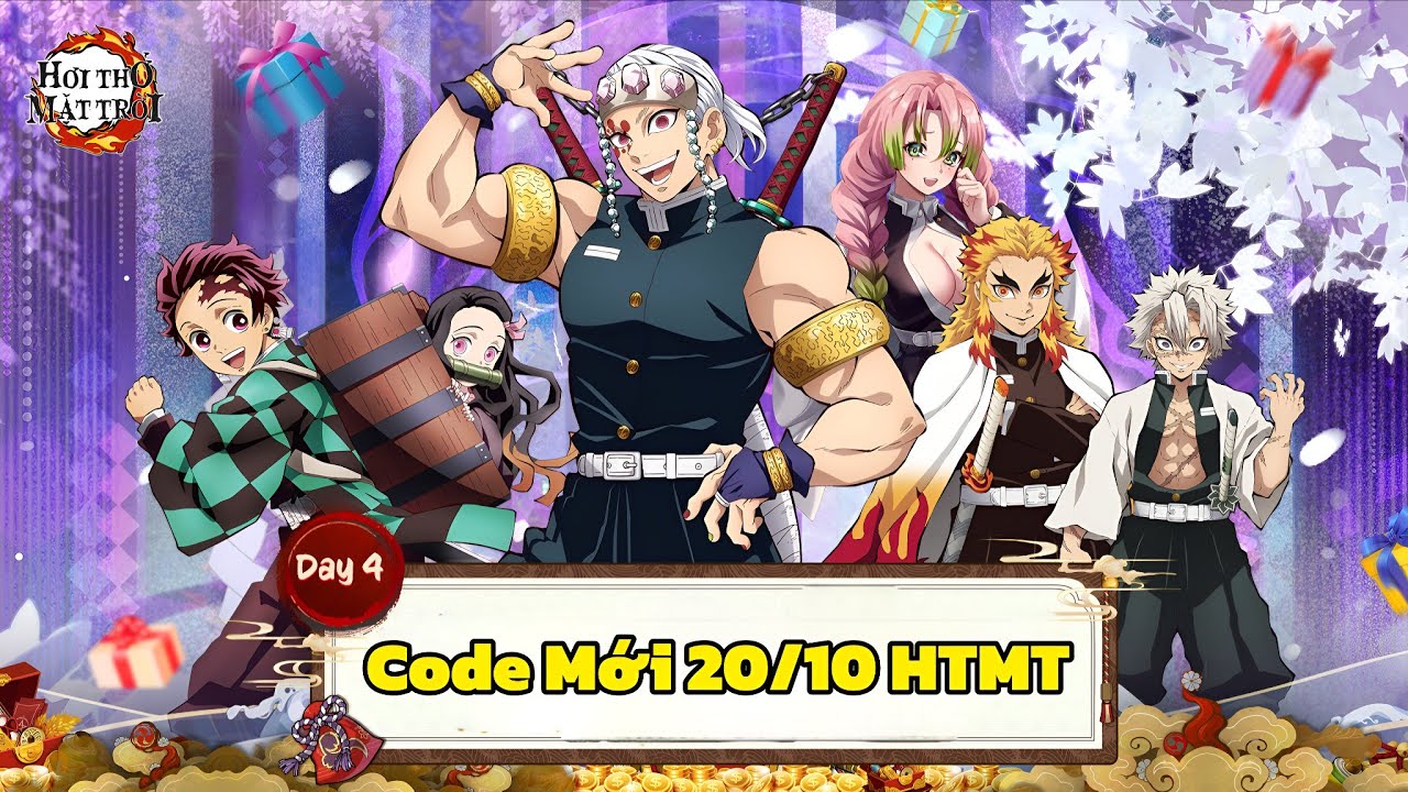 Hơi Thở Mặt Trời - 10 Giftcode Hơi Thở Mặt Trời & Code Mới 20/10 HTMT - Hơi Thở Mặt Trời Code
