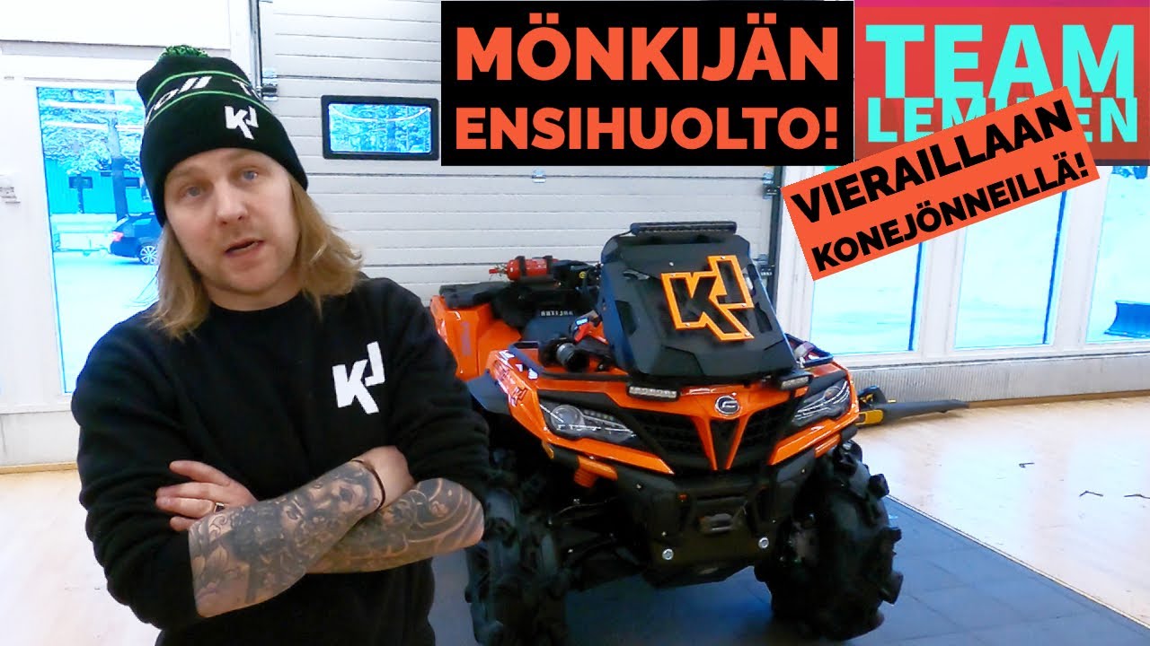 Mönkijän ensihuolto! - Vieraillaan Konejönneillä!