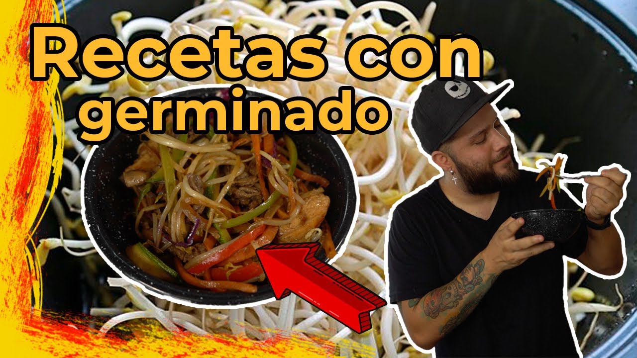 A bajar de peso con estas recetas de germinado de soya “guiso + ensalada”