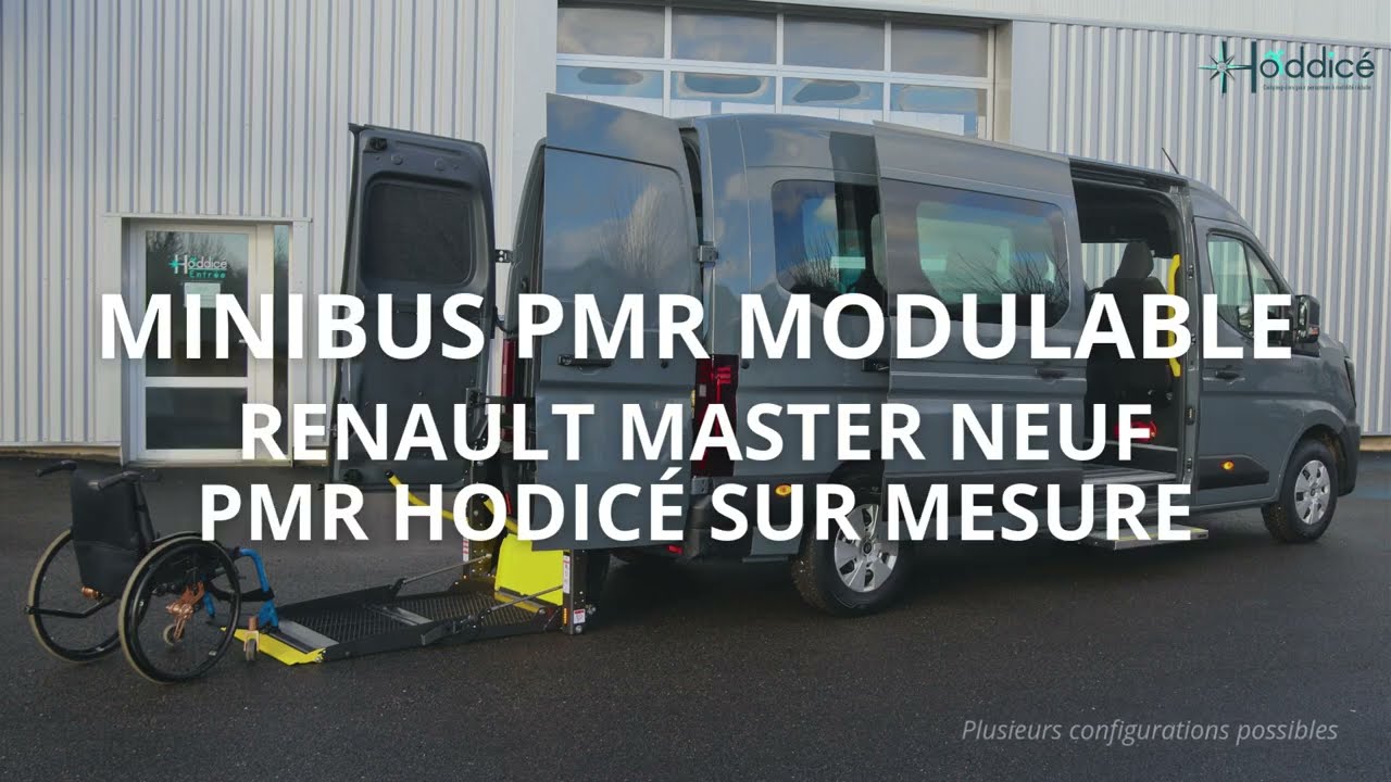 Minibus PMR modulable pour un EHPAD – Hoddicé | Renault Master neuf aménagé sur mesure