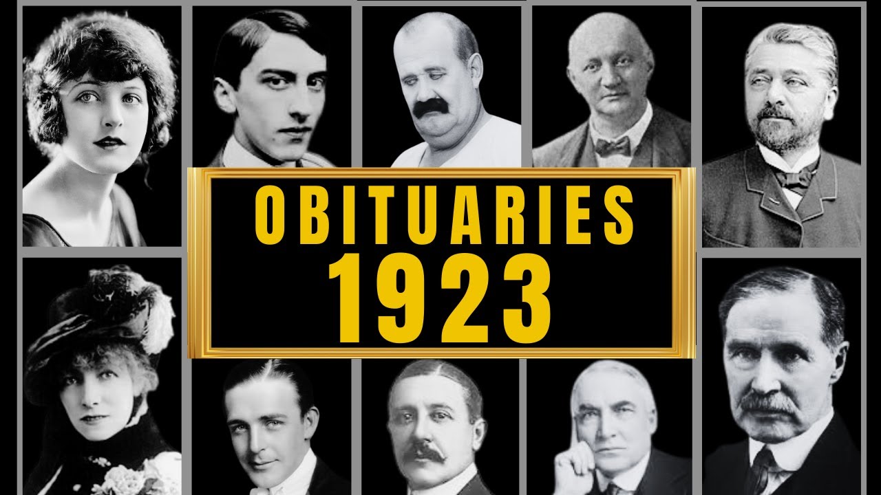 Знаменитости Голливуда, которых мы потеряли в 1923 году — Некролог 1923 года