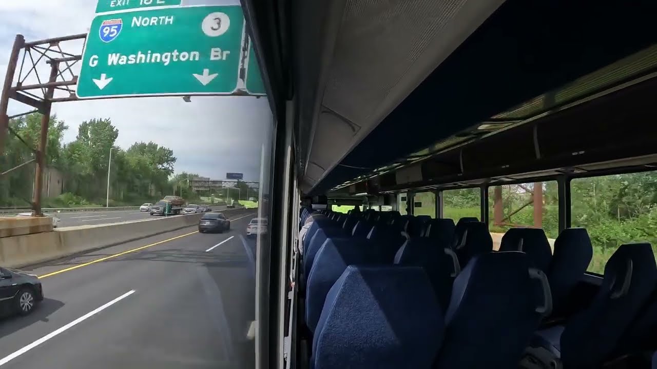 [On Board Ride] NJ Transit 2015 MCI D4500CT CNG #7260