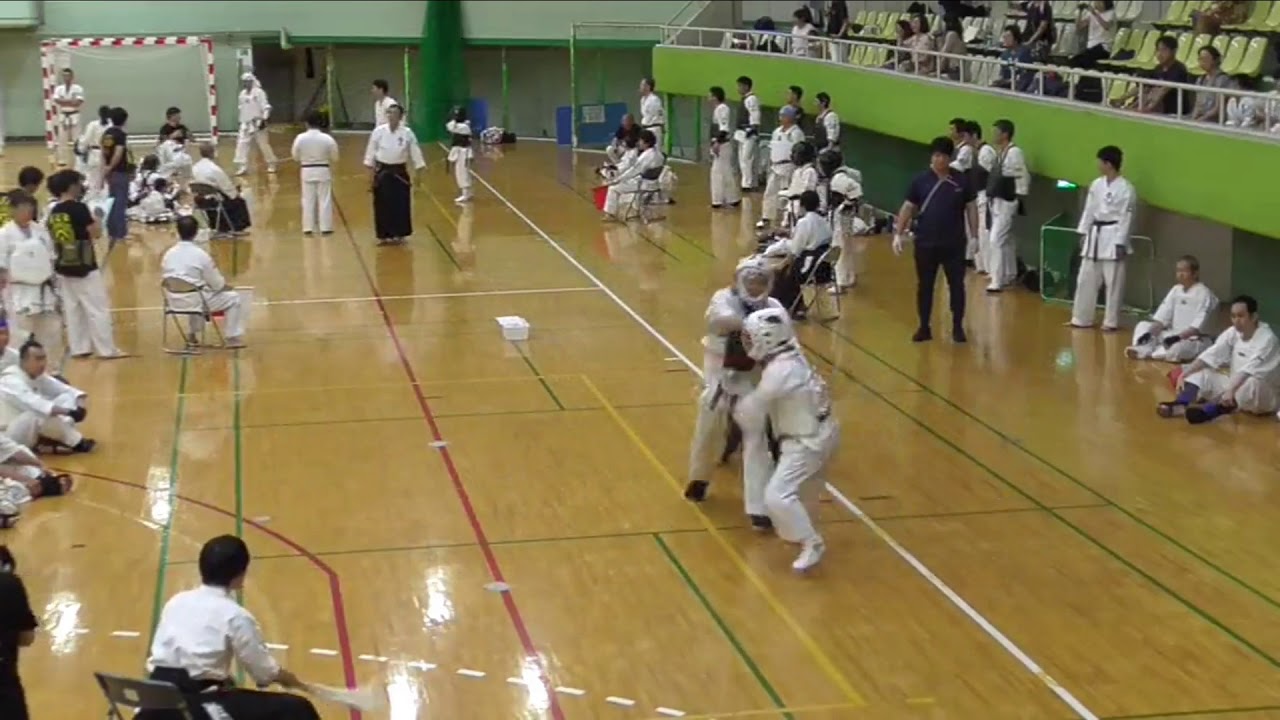 琉球少林流　月心会　第105回関東空手道選手権大会　組手　壮年段重量級
