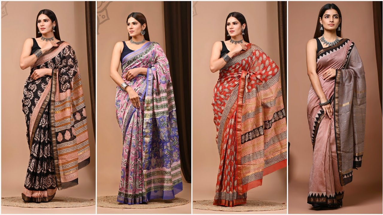 Maheshwari Silk Sarees | Free Shipping | Party Wear Maheshwari Silk Sarees #shopnow 