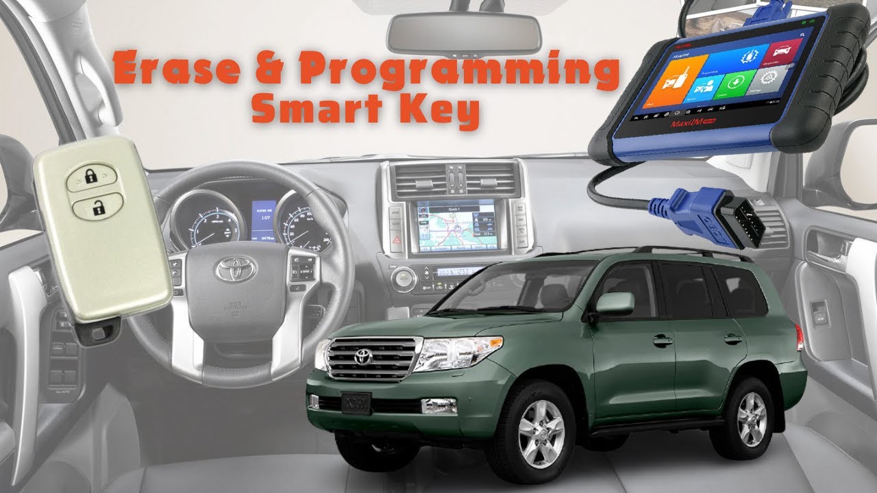 Eare & Programming smart key LandCruiser 2012 with IM508