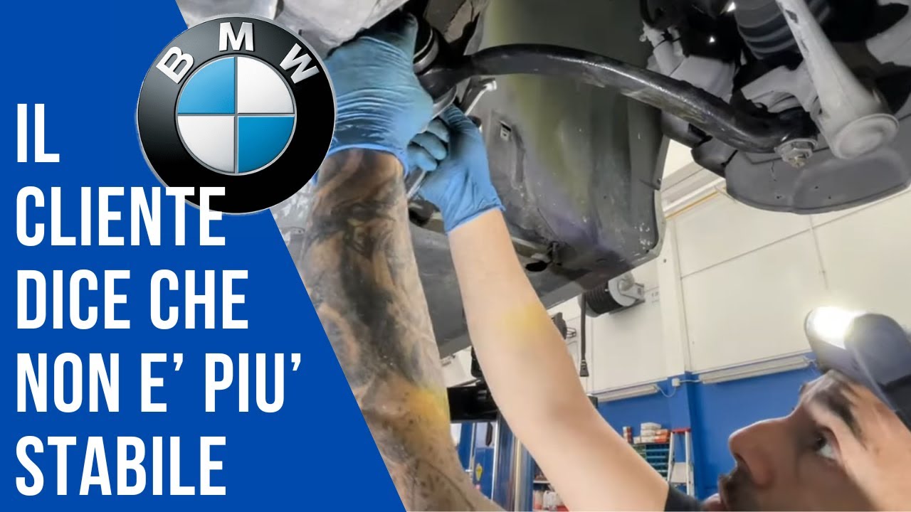 BMW 320D sostituzione bracci sospensione