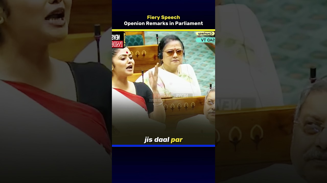 Saayoni Ghosh's opening remarks in Parliament | Fiery Speech | Direct News