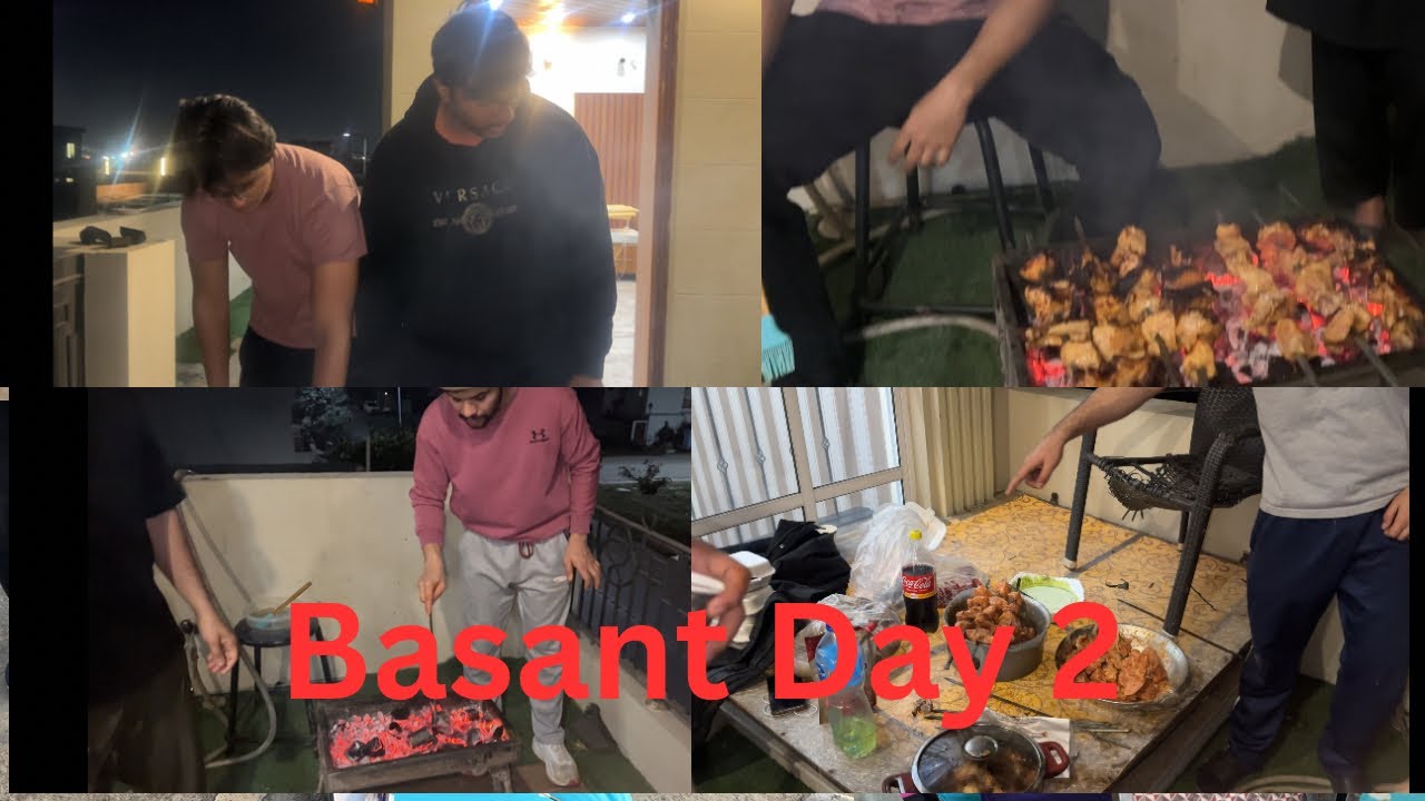 Basant 2k26 part 2 😍 | BBQ 🍗 with the boys ❤️
