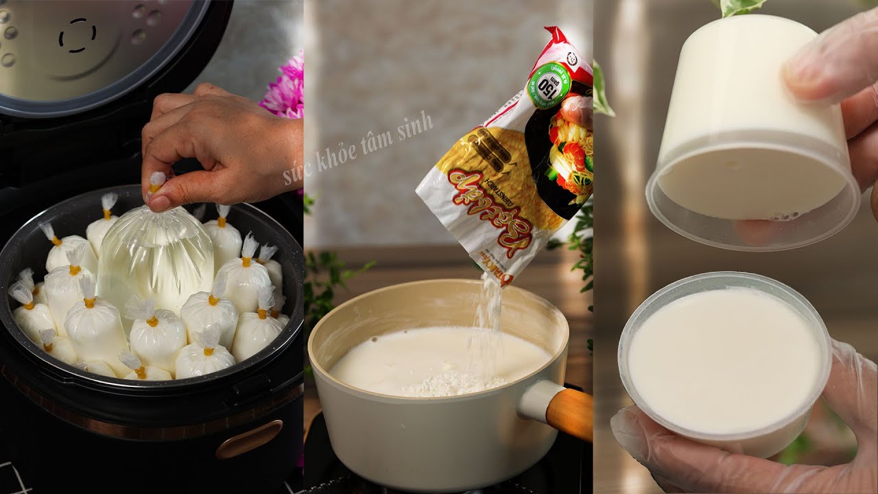 Phát hiện cách làm Sữa Chua yogurt mới bằng bột ngon đến không ngờ