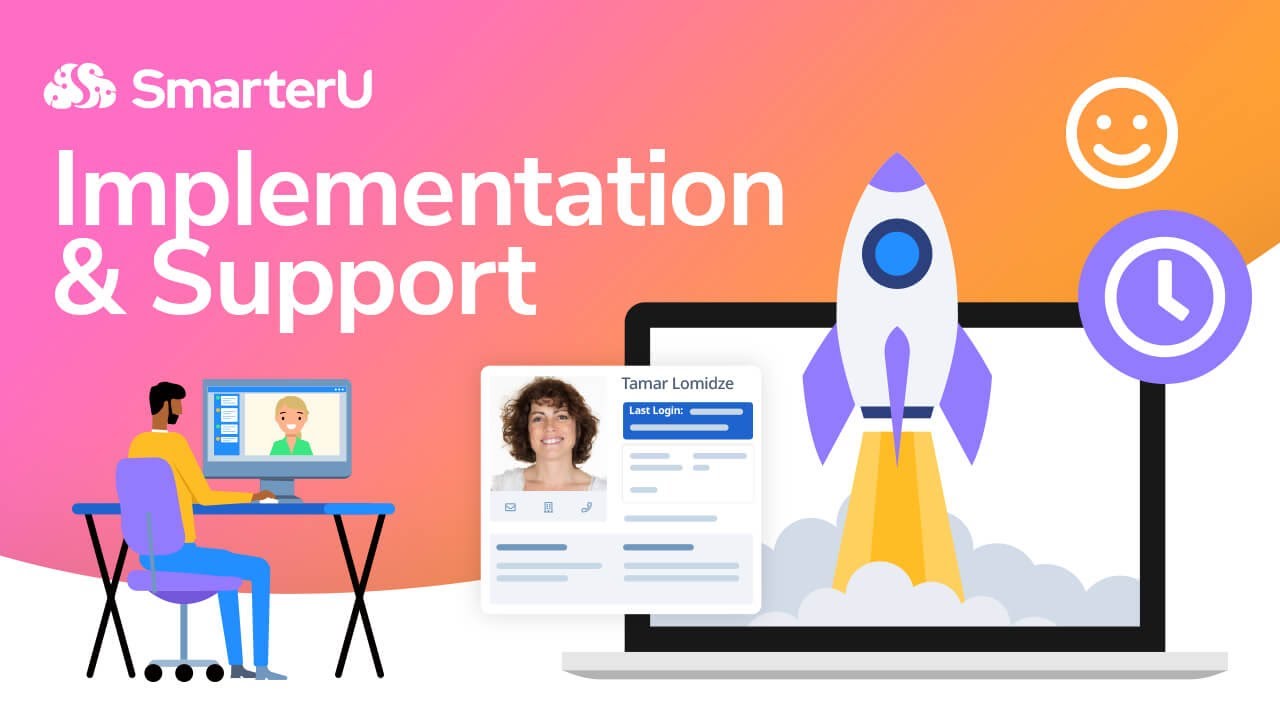 How does SmarterU LMS implementation help my organization succeed and continue to grow?