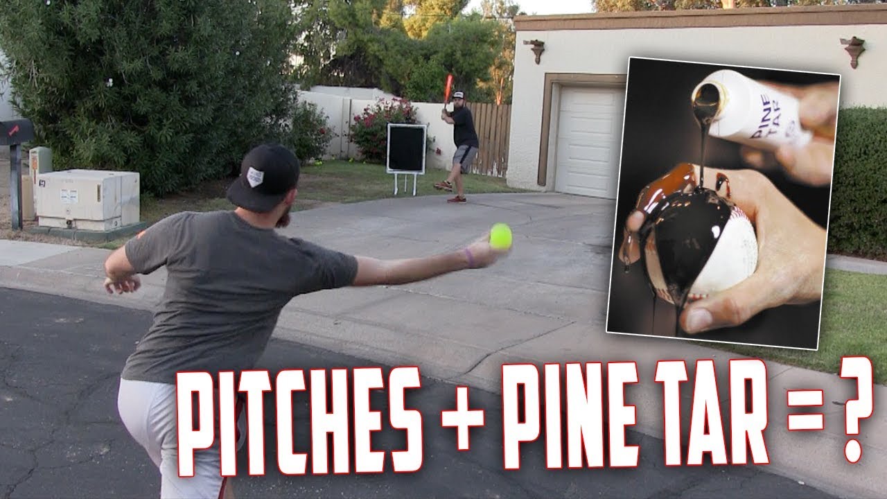 DO PITCHES ACTUALLY MOVE MORE WITH PINETAR? IRL BASEBALL CHALLENGE