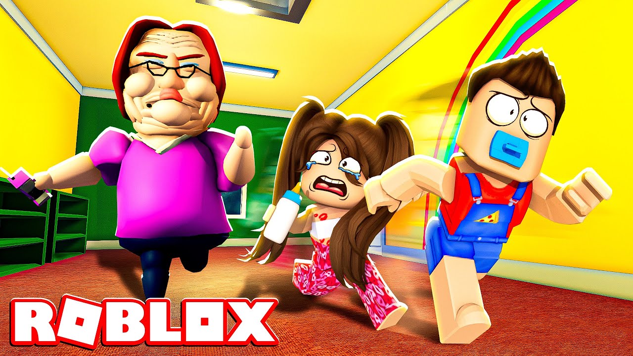 SCAPPIAMO DALL' ASILO CATTIVO DI ROBLOX!!