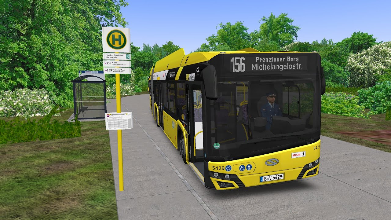 Mit dem Solaris Urbino auf der 156 unterwegs! Mit original Sounds!