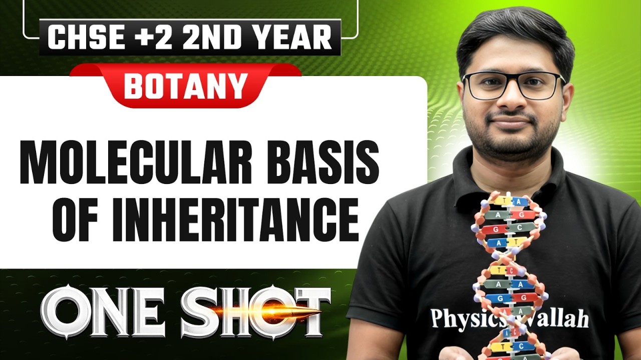 Molecular Basis of Inheritance in One Shot 🧬🔥 Botany | CHSE +2 2nd Year | Class 12 in Odia LIVE