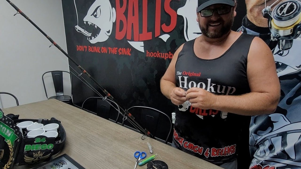How to tie a CUT DOUBLE DROPPERLOOP for using double Hookup Baits fishing vertical.