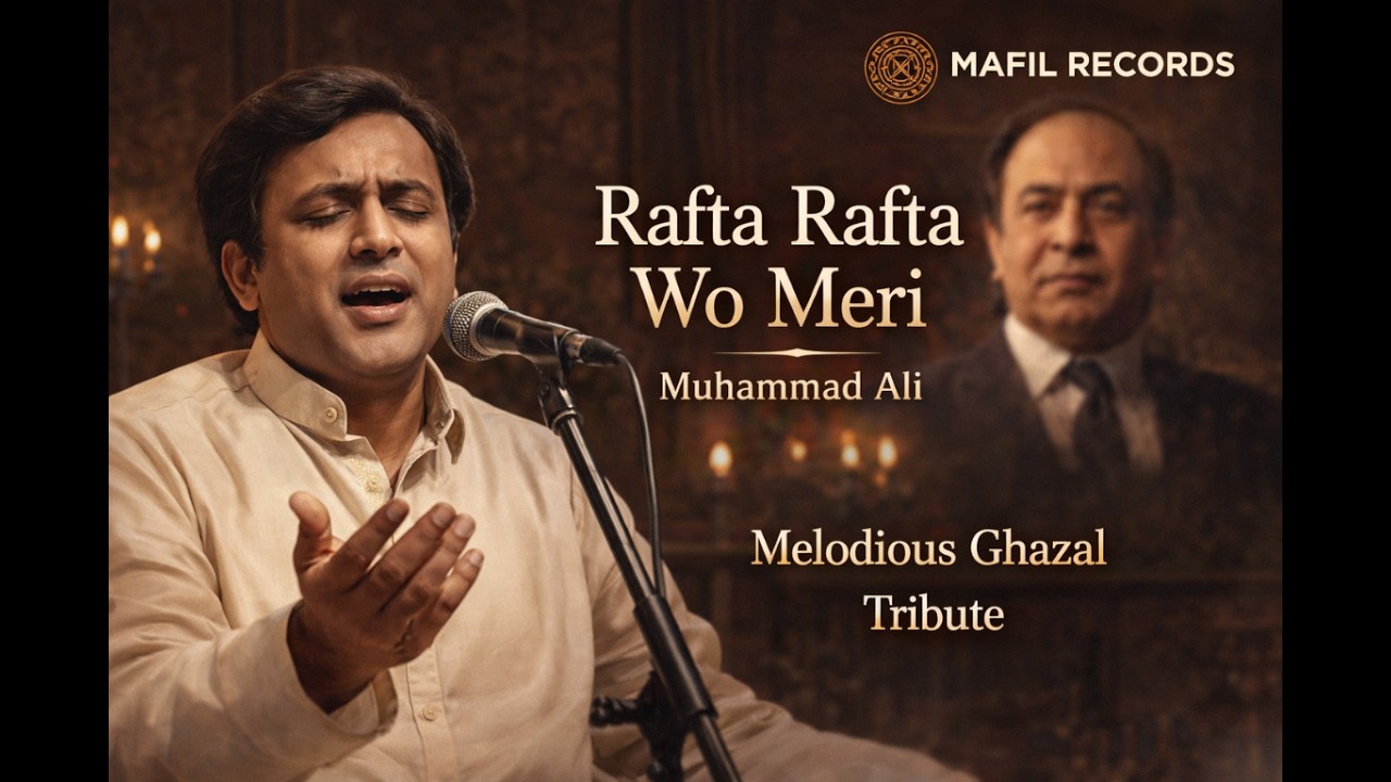Rafta Rafta Wo Meri | Muhammad Ali | Melodious Ghazal | Tribute to Mehdi Hasan
