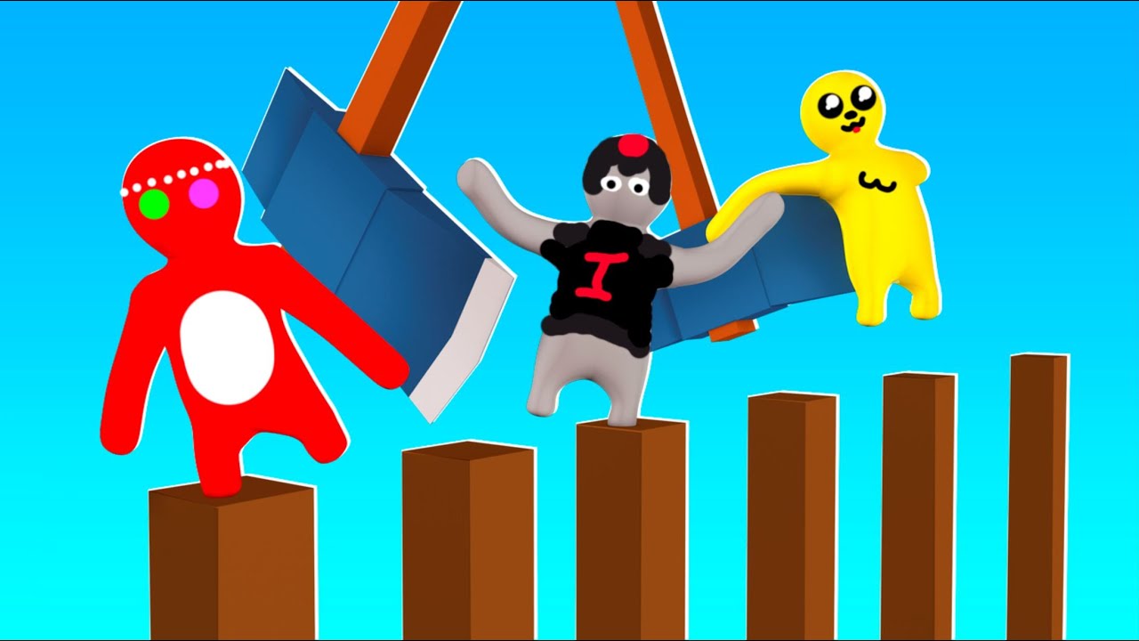 90% DE LAS PERSONAS NO PUEDEN ESCAPAR DEL MAPA TROLL💀 LOS COMPAS en HUMAN FALL FLAT