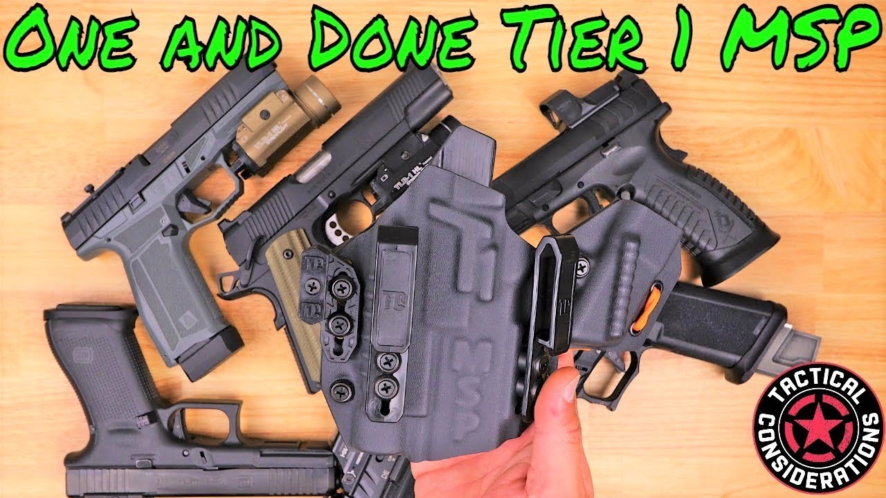 Tier 1 Concealed MSP The Most Important CCW Holster