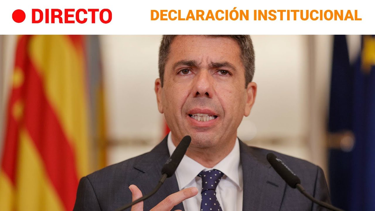 CARLOS MAZÓN: Presenta NUEVO ACUERDO de PRESUPUESTOS con VOX para VALENCIA |  RTVE