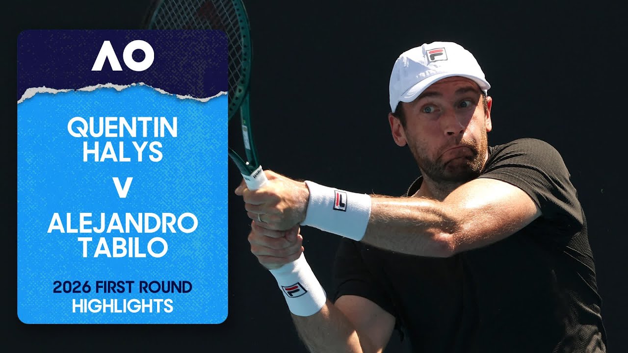 Quentin Halys v Alejandro Tabilo Highlights | Australian Open 2026 First Round