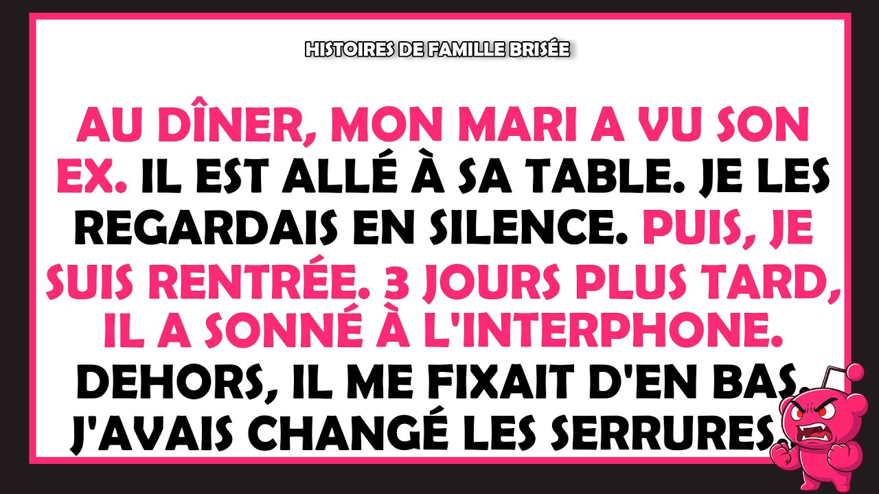 Au dîner, mon mari a vu son ex... Et cette nuit-là, tout a changé...