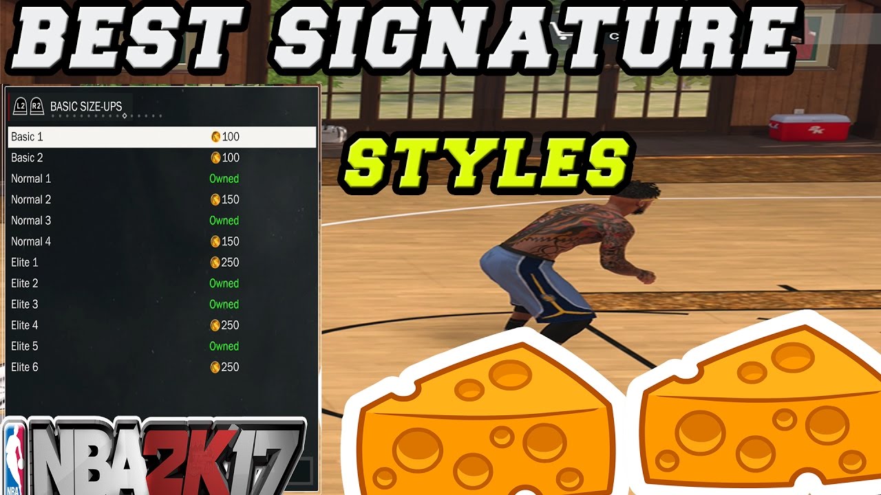 NBA 2K17 BEST SIGNATURE MOVES!!! Crossover+Dribble Combo Cheese