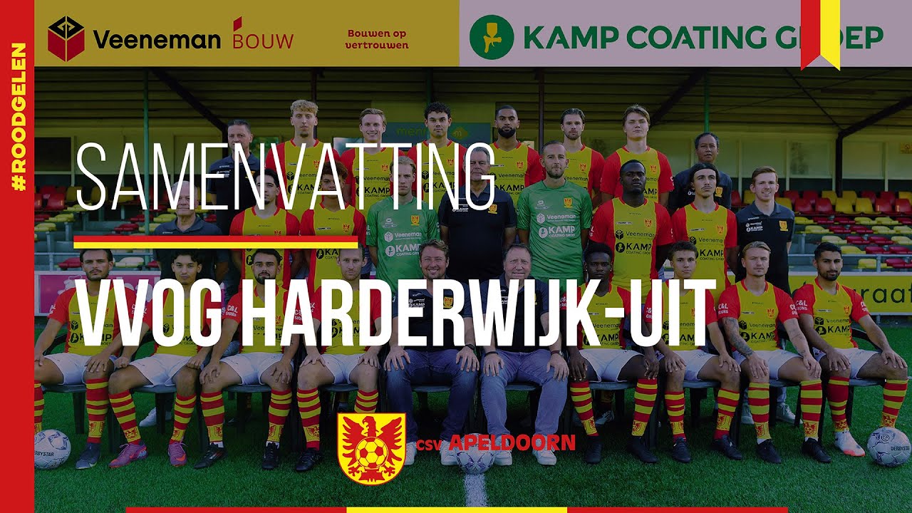 Samenvatting VVOG Harderwijk - csv Apeldoorn | 22 november 2025