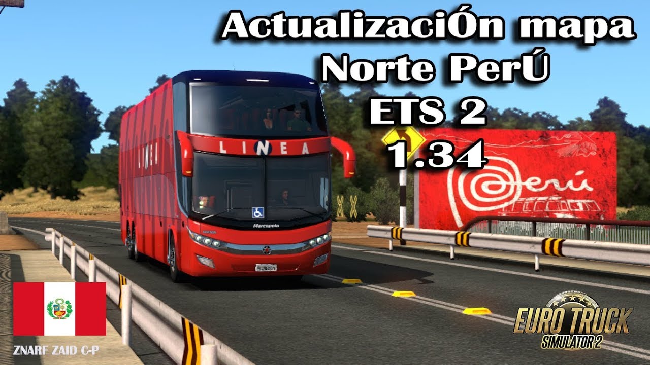 Rutas Norte Perú|  Sechura - Mancora| Actualización Euro Truck Simulator 2 1.34