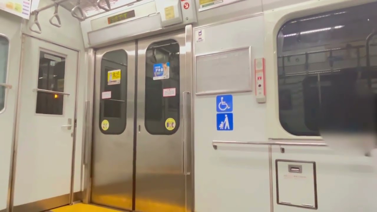 都営新宿線10-300形10-470編成　森下〜大島間先頭車内映像