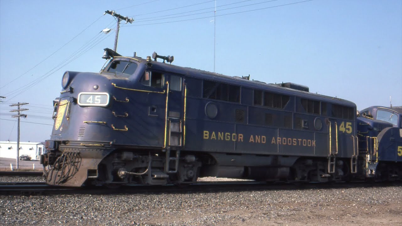 Bangor and Aroostook Locomotive Stills, 1973 to 1996