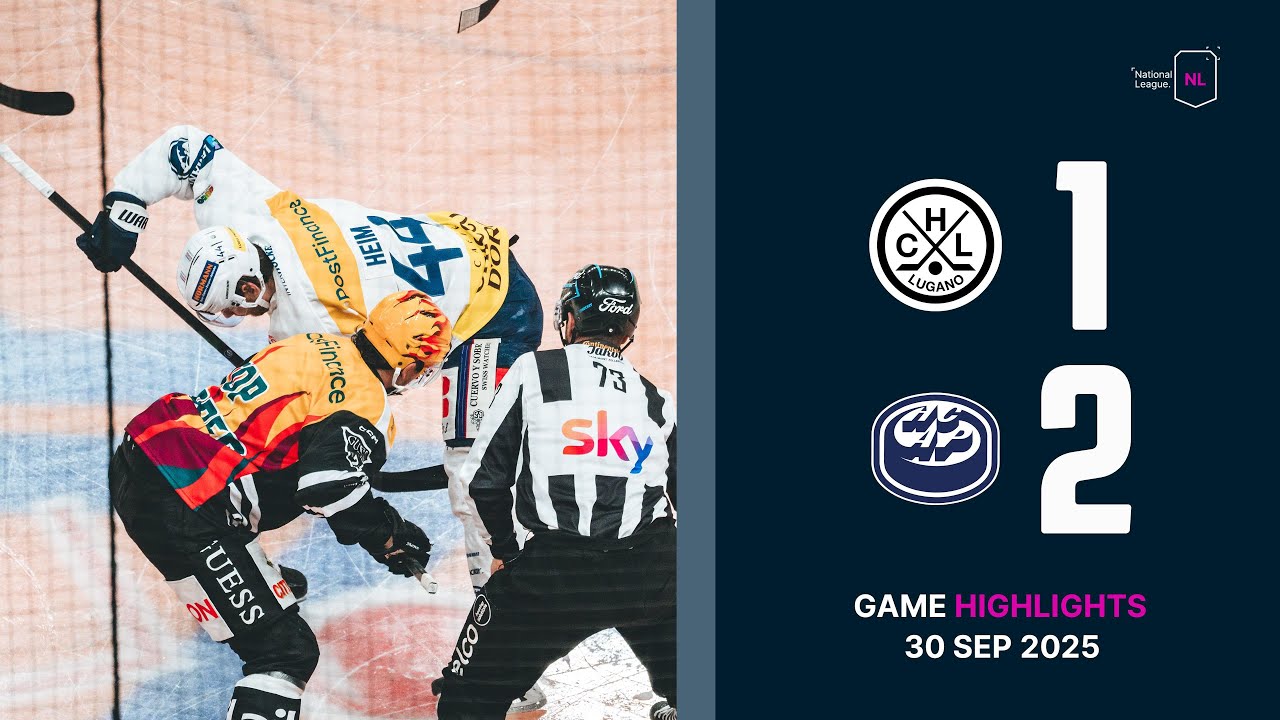HC Lugano vs. HC Ambri Piotta - Game Highlights