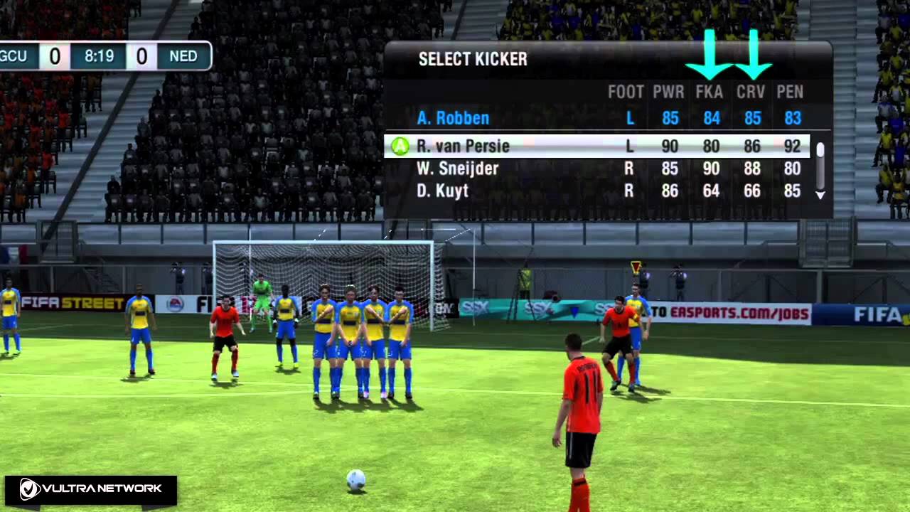 FIFA 12 : Freekick Tutorial ( How To Score )