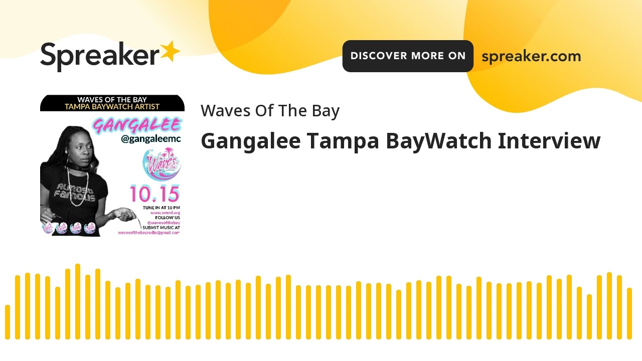 Gangalee Tampa BayWatch Interview