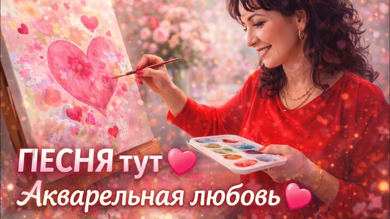 ПЕСНЯ тут ❤️Акварельная любовь❤️