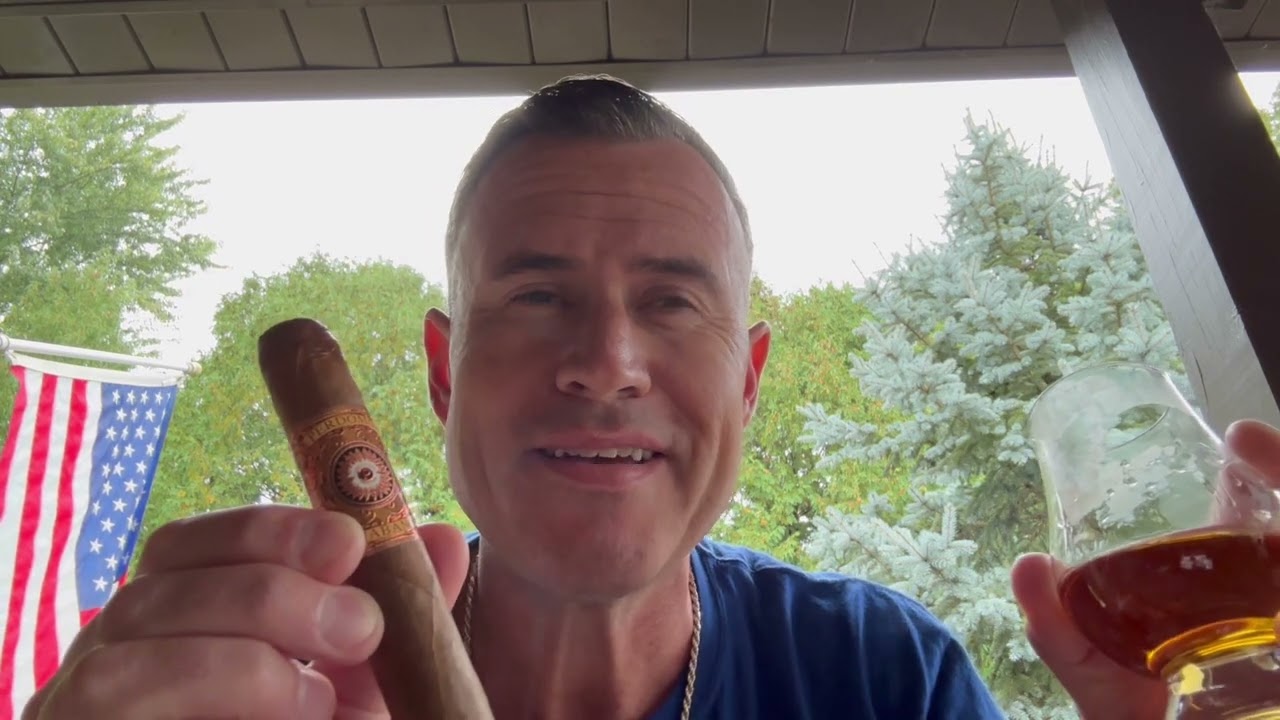 Perdomo Sungrown Habano 7x54 Churchill Cigar Exploration w/ Bulleit Bourbon 90 Proof Whiskey