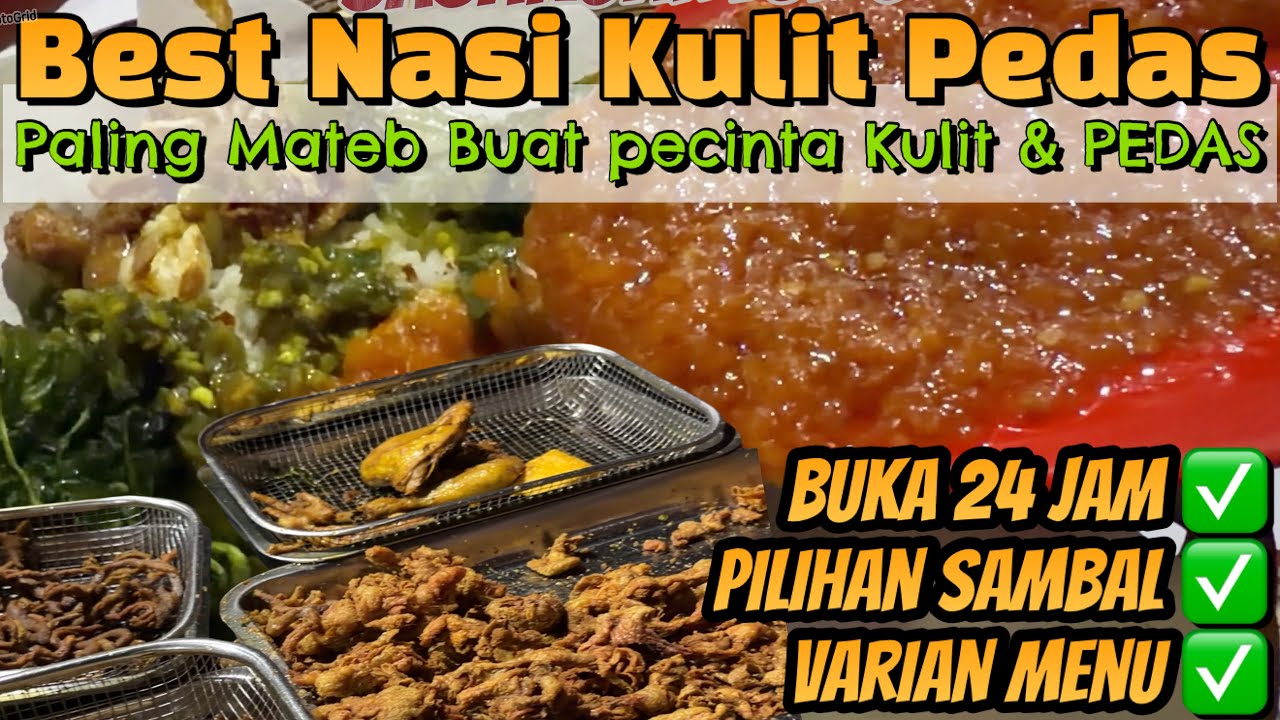 Nasi Kulit Sasak Gantung | Nasi Kulit Terenak Di Bandung | Kuliner Pecinta Kulit Ayam Pedas