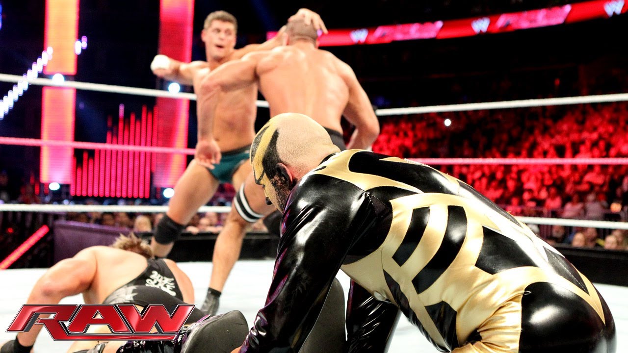 Коди Роудс и Голдаст против The Real Americans: Raw, 28 октября 2013 г.
