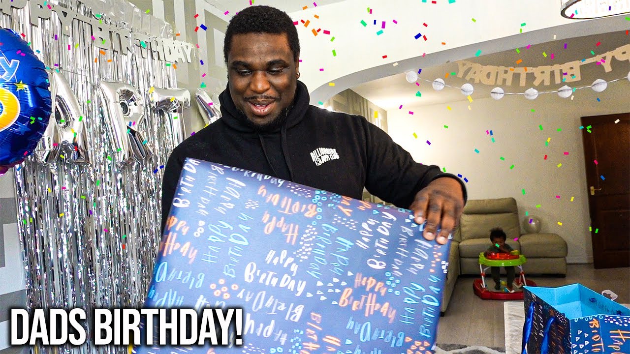 DADS SURPRISE BIRTHDAY GIFTS!!