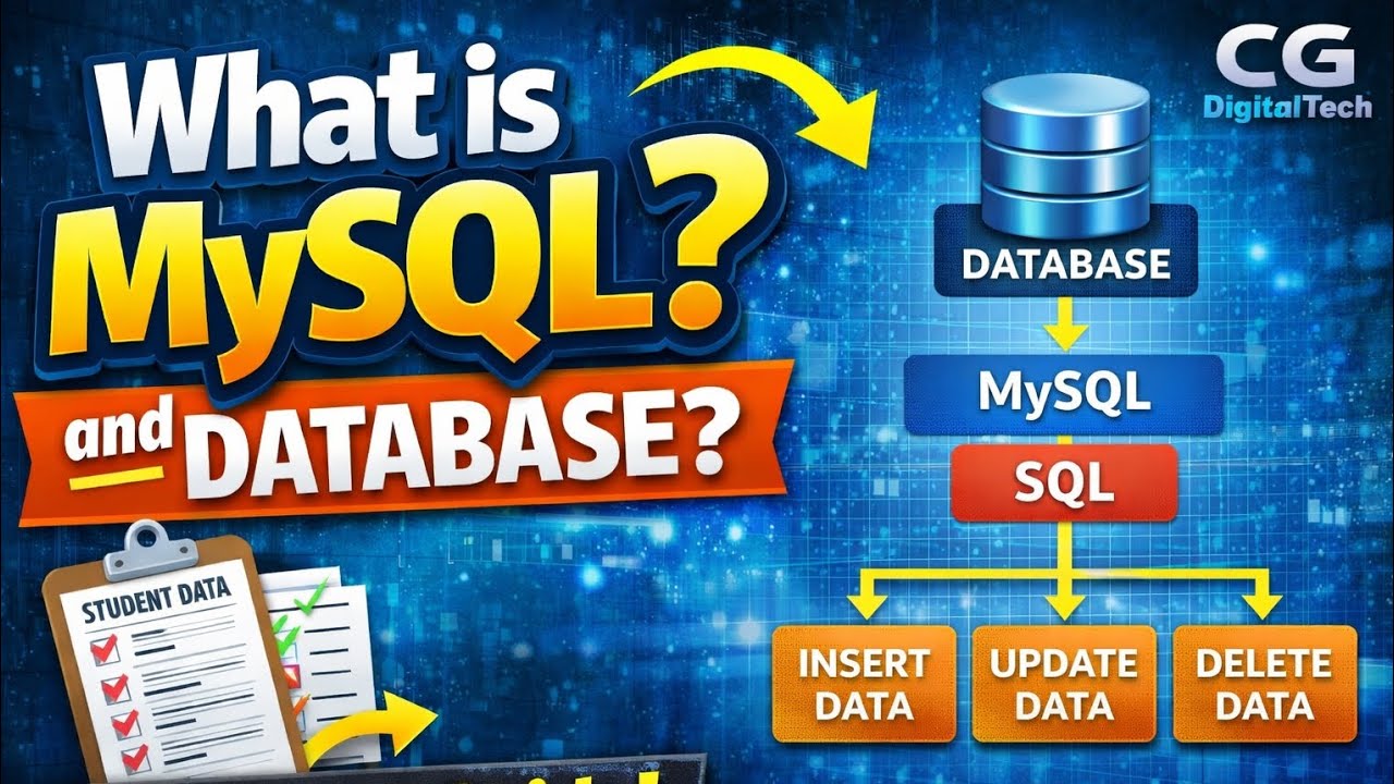 What is MySQL for beginners ( Explain from basic in Hindi ) 🖥️